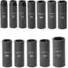 00915887000 Craftsman 12 Pc Metric Impact Socket Set 6 Pt Deep 1 2 In Dr Free Shipping 099575158872