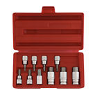 02323l Tooluxe 10pc Hex Bit 837013023234