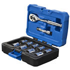 0840025 Kobalt Pc Drive Metric Socket And Ratchet Set With Case