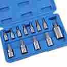 10085a Neiko 12pc 5 Point Tamper Resistant Star Plus Bit Socket Set