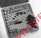 6899584 10853 Ate 60 Pc Chrome Vanadium Sae 1 2 3 8 4 Drive Steel Socket Wrench Set Standard 689958108534