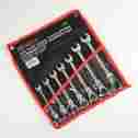6899585 10942 Ate Tools 7 Pc Flex Head Ratcheting Combination Wrench Set Metric Mm Ratchet 689958109425