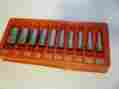 110tmsy Snap-on New Snap On 10 Piece 1 4 Sae 6 Point Semi Deep Socket Set 3 16 To 9 In Tray