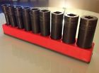 12mm-19mm Caddy 1 2 Impact Sockets Mechanics Time 10 Snap- Deep Saver 6-pt "drv