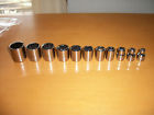 12pt Free Tools11pc Drive 8 Sae 4-7 Craftsman 3 Sockets 1 Shipping