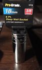 13309 Drive With Point Deep Wall Socket