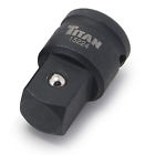 Titan-42356-fba 15224 Titan New Impact Socket Adaptor 1 2 Female To 3 4 Chrome Molydenum 802090152245