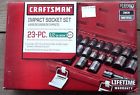 16960 2 1 Set. Drive Impact Laser Metric " Craftsman Etched Socket 23