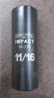 19-722 Armstrong Drive Point Impact Socket Made In Usa