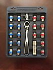 67974 21pc. Thru Socket Pittsburgh. Drive 3 Set Used " 4 Combo