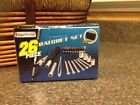 E-244 26-piece Edge Home Ratchet Handle Tool Set Carrying Case Included 818801012449