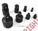 30223a Neiko 8pc Impact Socket Adapter Reducer Tool Set 1 3 4 2 8 Inch Dr Black 837013302230