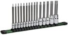 30500-15tbl Capri Tools Bit Socket Set Long Star Piece 0886352305075