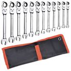 33aht001-8m19m-chr Yescom Metric Flexible Head Ratcheting Wrench Combination Spanne 637509471347
