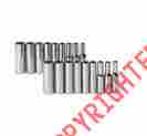 34564 Craftsman 18 Pieces Standard Metric Socket Set 6 Point Deep 1 4 Inch Drive