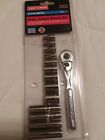34747 Craftsman Tools Drive Pc Sae Socket Ratchet Set Usa