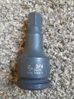 3924f Grey Pneumatic Drive Hex Driver Socket
