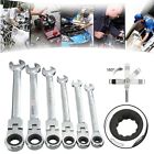 3gjfxhzohd General Pivoting Head Ratchet Combination Wrench Metric Flexible Tool