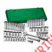 4147-6 Sk Hand Tool 47pc 1 2 Dr 6p Sae M Std Deep Socket Set W Ratchet New 025141241471