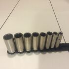 43335 43333 43331 43334 43336 43337 43338 43339 Craftsman 8 Pc 3 Drive Deep Sae 6pt Socket Set Holder Included Free Ship