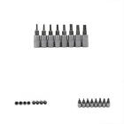 433982196 Torx Bit Socket Set Drive Star Steel Construction 602191605806
