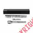 44-525 Armstrong Socket Set 1 2 In Drive Metric Chrome 15 Pc