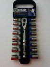 45186 22395 Kobalt 17pc Metric Sae Socket Ratchet Set 3 8 Drive Laser Etched Armstrong Usa 082171237331