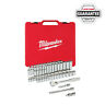 48-22-9008 Milwaukee Drive Pc Ratchet Socket Set Sae Metric 045242508785