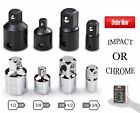 4piece Branded Impact Drive Adapter And Reducer Set Crv Socket Assorted Sizes Wrench New