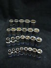 5-19mm Kobalt 26 Pc Metric Socket Set 1 4 3 8 2 Drives 6 12 Point Shallow