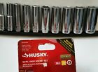 634-689 Husky Socket Set Pc Drive Pt Deep Standard 037103264435