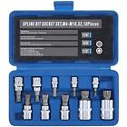 639846911029 Triple Square Drive Spline Bit Socket Set Xzn