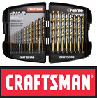 64072 Craftsman New Titanium Coated Drill Bit Set