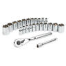 8209090 70779 Craftsman Drive Socket And Ratchet Set New 820909707790