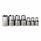 714994345701 Craftsman 7 Pc External Torx Socket Set 1 4 And 3 8 In Drive