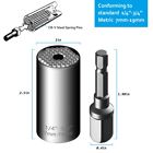 753263792693 Weguard Connecting Gator Universal Socket Wrench Sleeve Grip