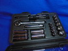 9-34800 Craftsman Drive Pce Socket Wrench Set Standard Usa Made Cond