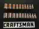 9-43373 Craftsman New 21 Pc 1 4 Inch Drive 6 12 Point Socket Set-sae Standard 099575352300