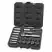 934867 34867 Craftsman 24 Pc 6 Pt Sae Easy Read 3 8 In Dr Socket Wrench Set With Case