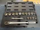 946304 3 Craftsman Set Socket 12pt 16 Pc. 4 Case Drive