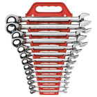 9509n Gearwrench Sae Reversible Combination Ratcheting Wrench Set New 0082171095092