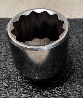 40-146 Armstrong 46mm 3/4 Inch Drive 12 Point Chrome Socket Usa