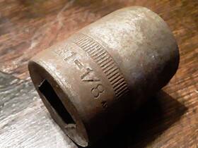 H-1236 Armstrong 1-1/8 Inch Socket 3/4 Drive 12 Point Made In Usa Alloy Steel