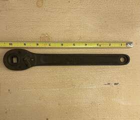 Sab-51 Armstrong Ratchet Push Through Head Missing Drive Adapter