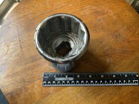 13-170 Armstrong X-1280 1 Inch Drive 2-3/16 12 Point Standard Length Socket Usa