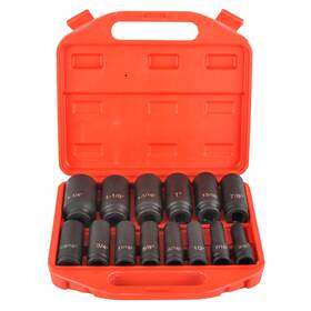 Ba038007 Batoneco 1/2 Inch Drive 6 Point Deep Impact Socket Set 14 Piece Standar