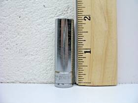 2122912 Benchtop Cr-v 1/4 Inch Drive 6 Point Deep Standard Socket 3/8