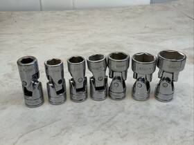 2403170 Benchtop 7pc 3/8 Drive 6pt Flex Metric Sockets Cr-v - Taiwan