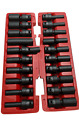 Bisdu104m Cal Hawk Pc Drive Universal Swivel Deep Impact Socket Set