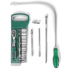 2025418 Bkmamlab 1/4 Inch Small Ratchet Socket Wrench Set 20pcs Extension& Inclu